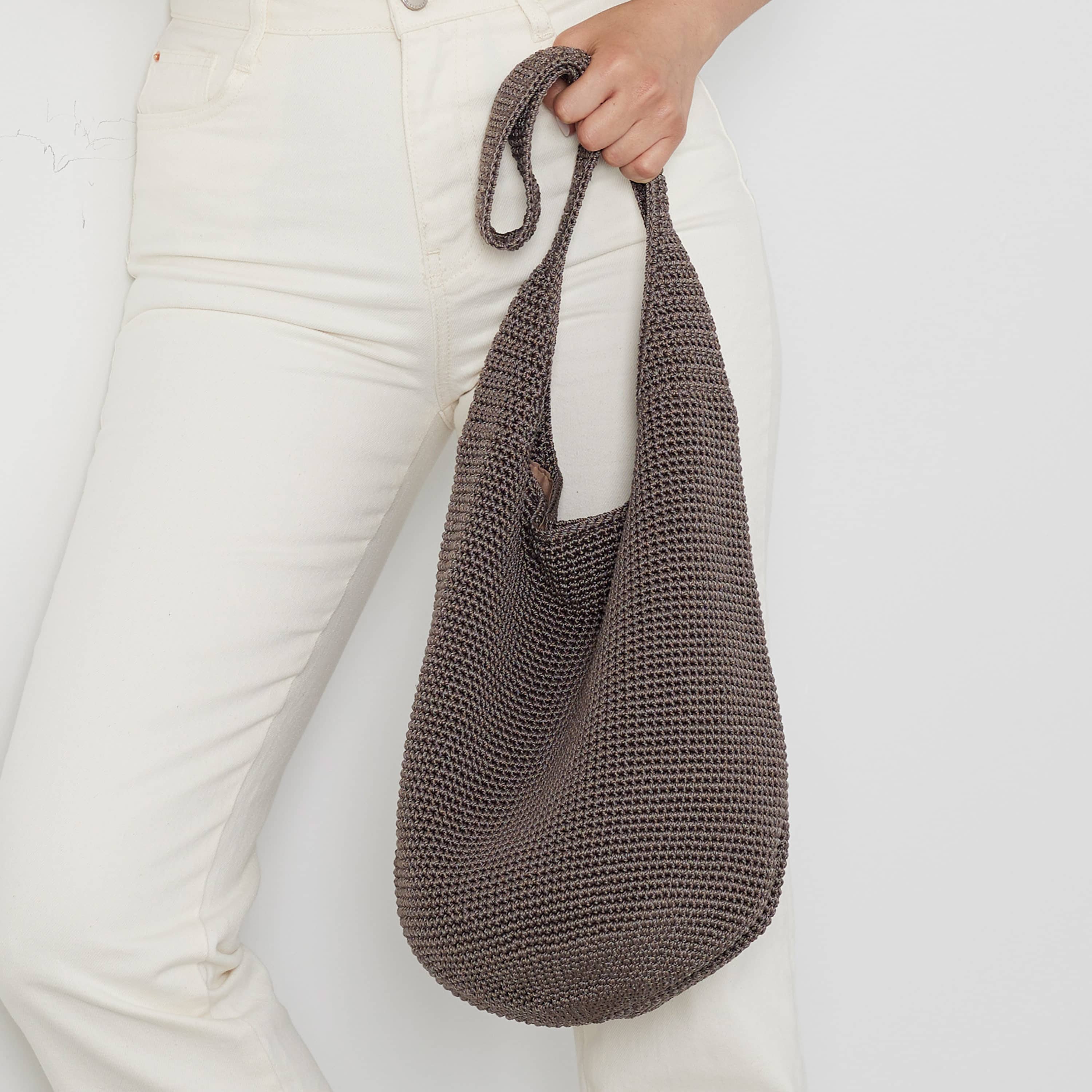 The Sak 120 Hobo - Hand Crochet - Mushroom