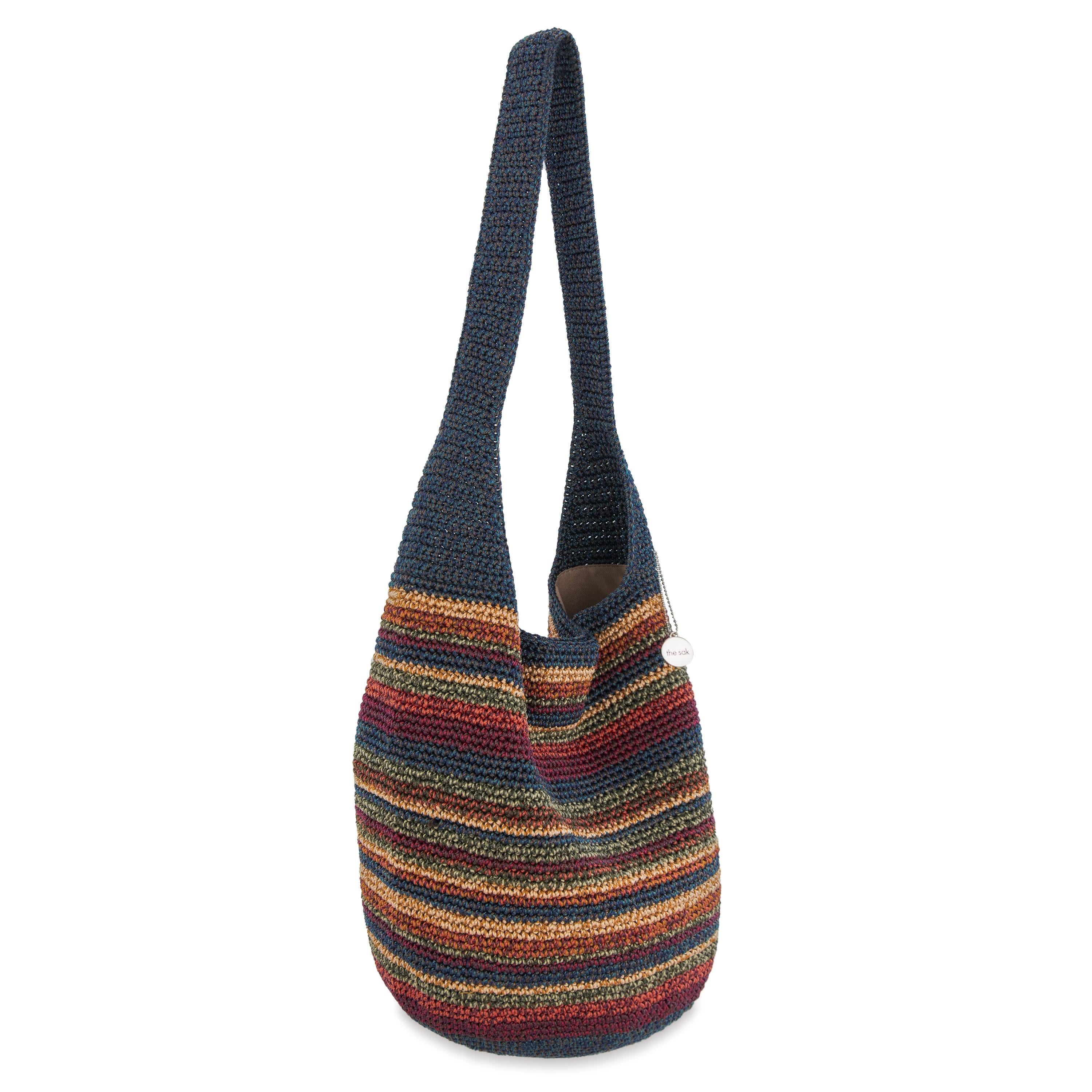 The Sak 120 Hobo - Hand Crochet - Woodland Stripe