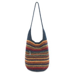 The Sak 120 Hobo - Hand Crochet - Woodland Stripe
