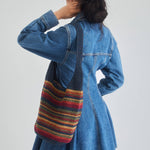 The Sak 120 Hobo - Hand Crochet - Woodland Stripe