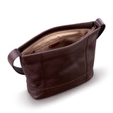 The Sak De Young Hobo - Leather - Mahogany