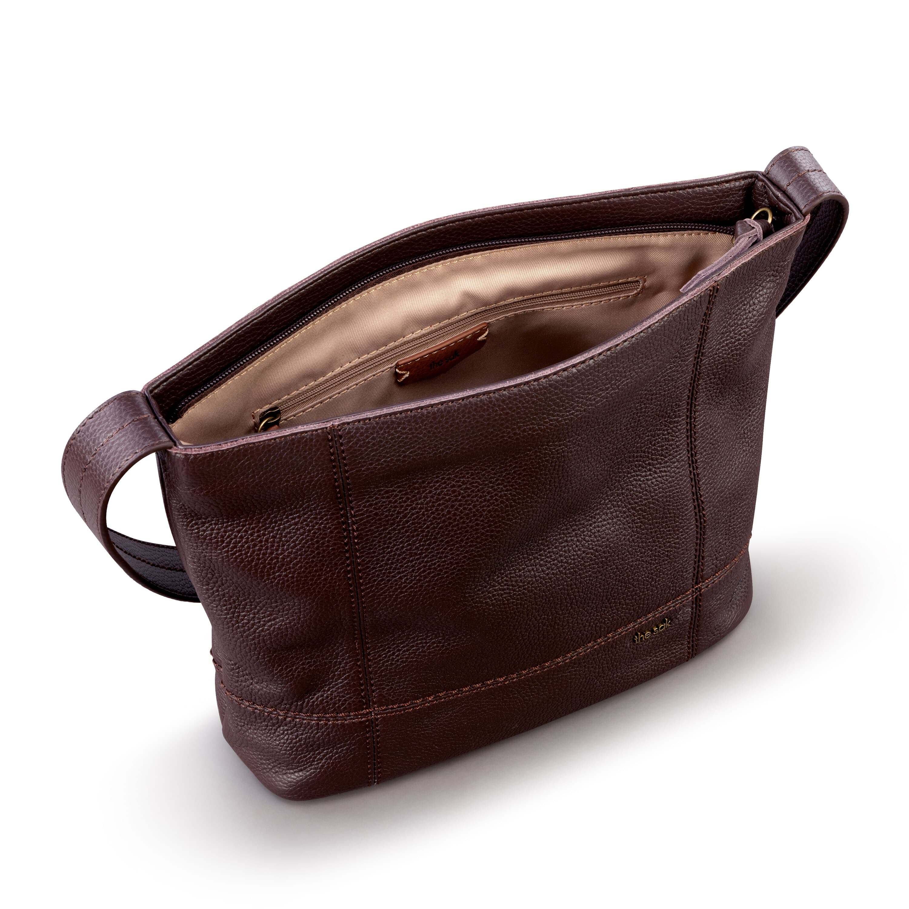The Sak De Young Hobo - Leather - Mahogany