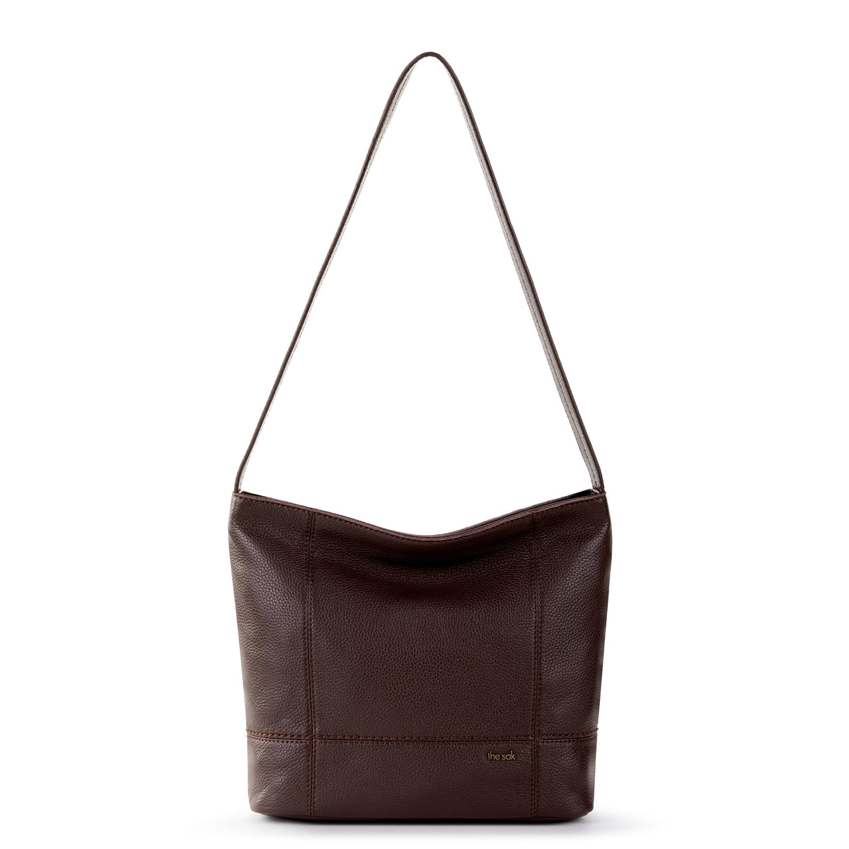 De Young Hobo Bag in Mahogany Leather
