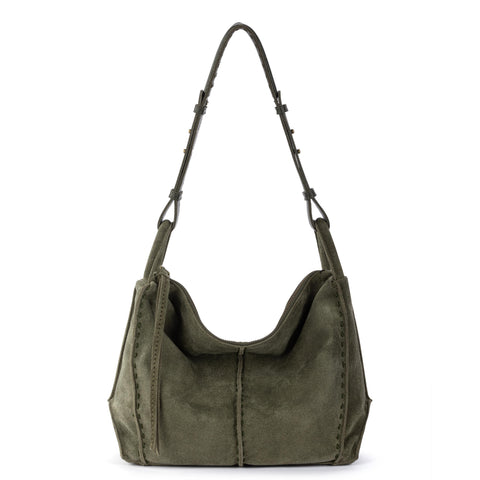 The Sak Los Feliz Hobo - Leather - Moss Suede
