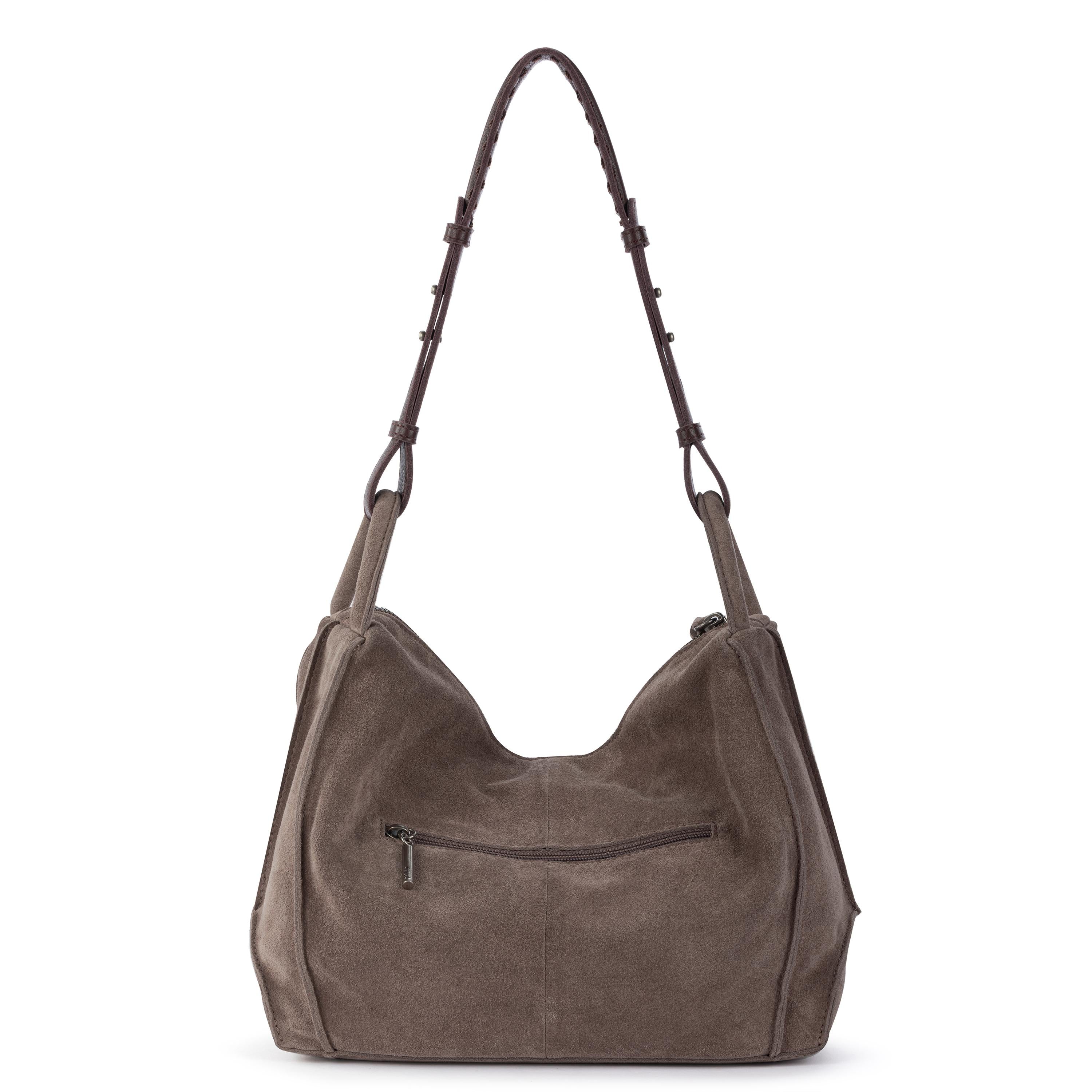 The Sak Los Feliz Hobo - Leather - Mushroom Suede