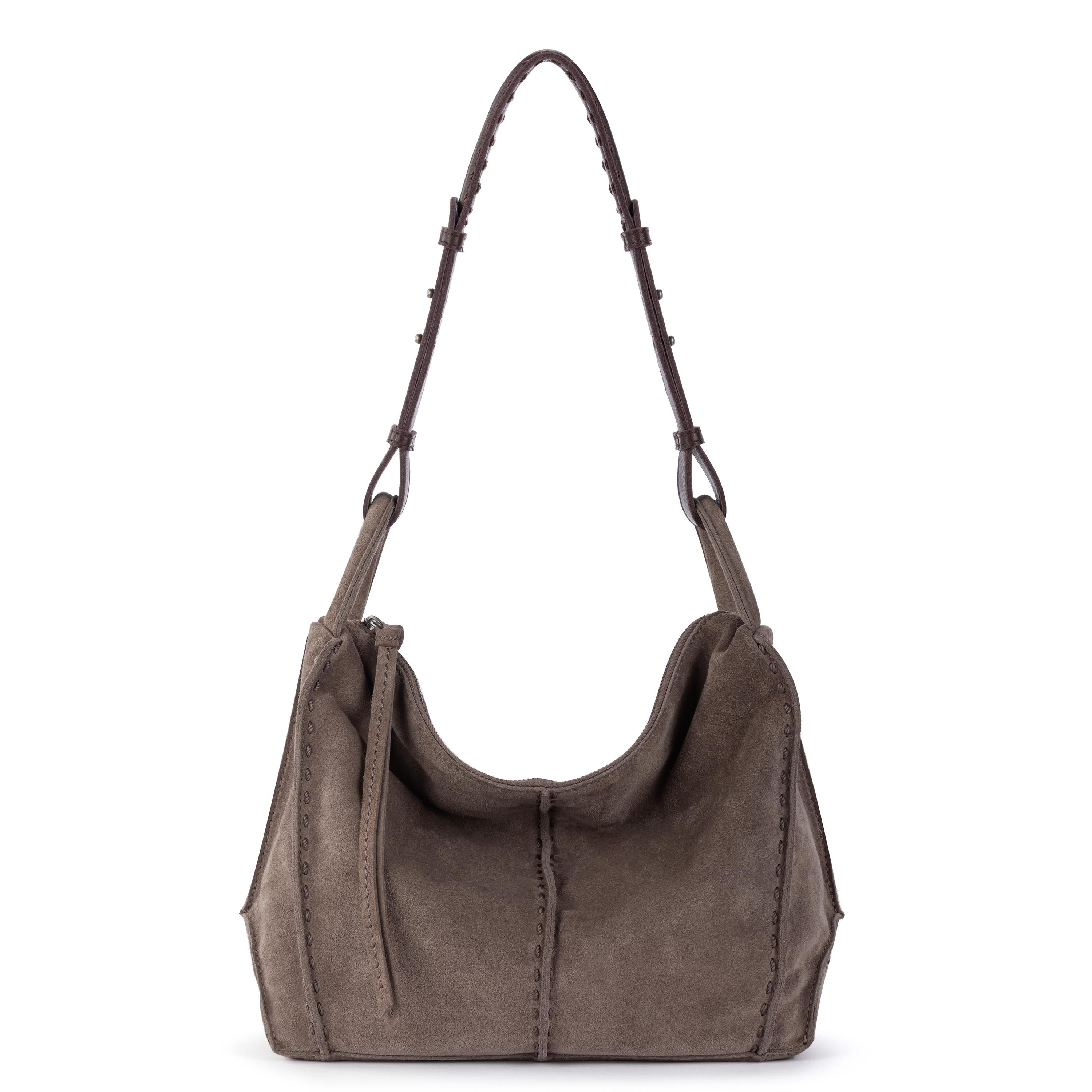 The Sak Los Feliz Hobo - Leather - Mushroom Suede