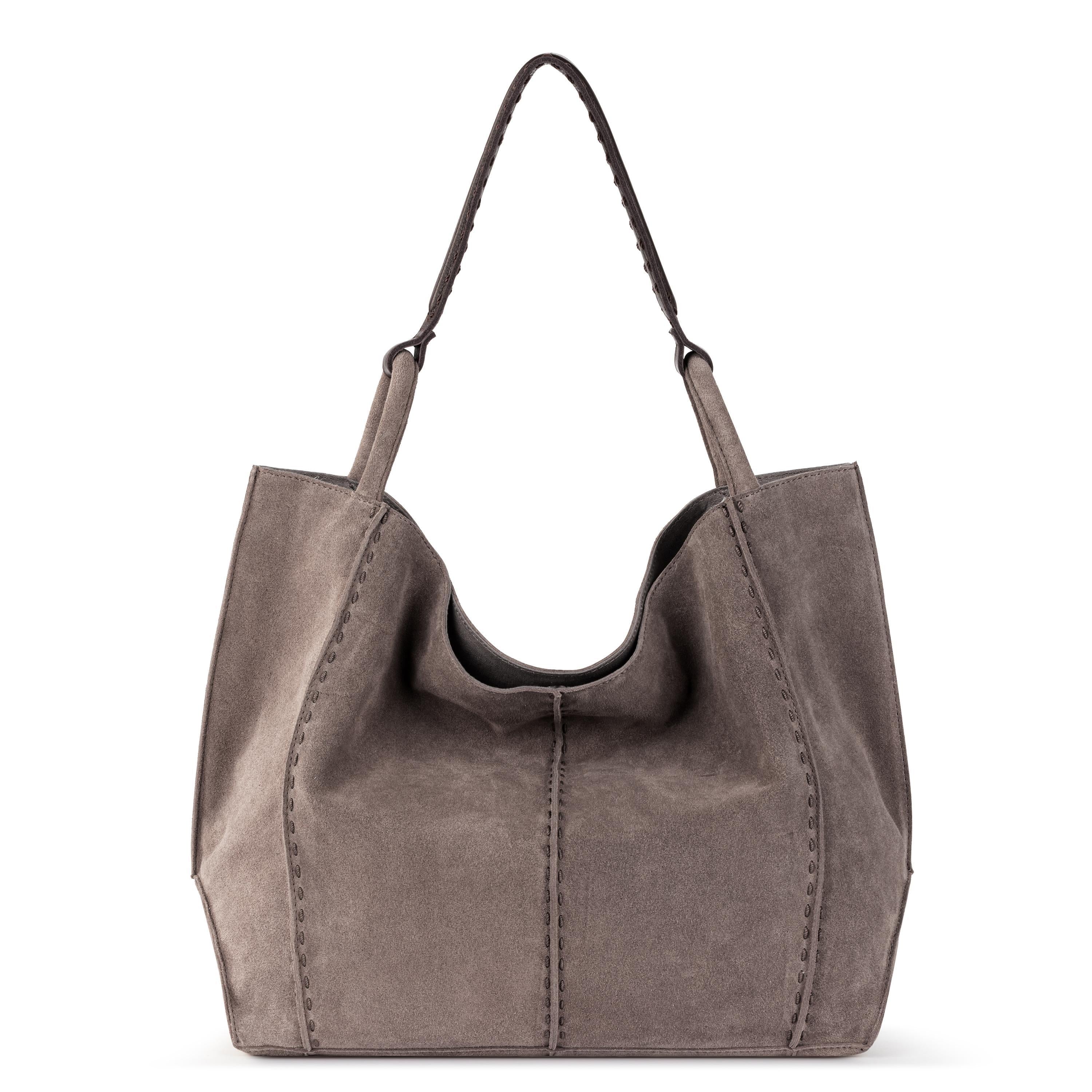 The Sak Los Feliz Large Tote - Leather - Mushroom Suede