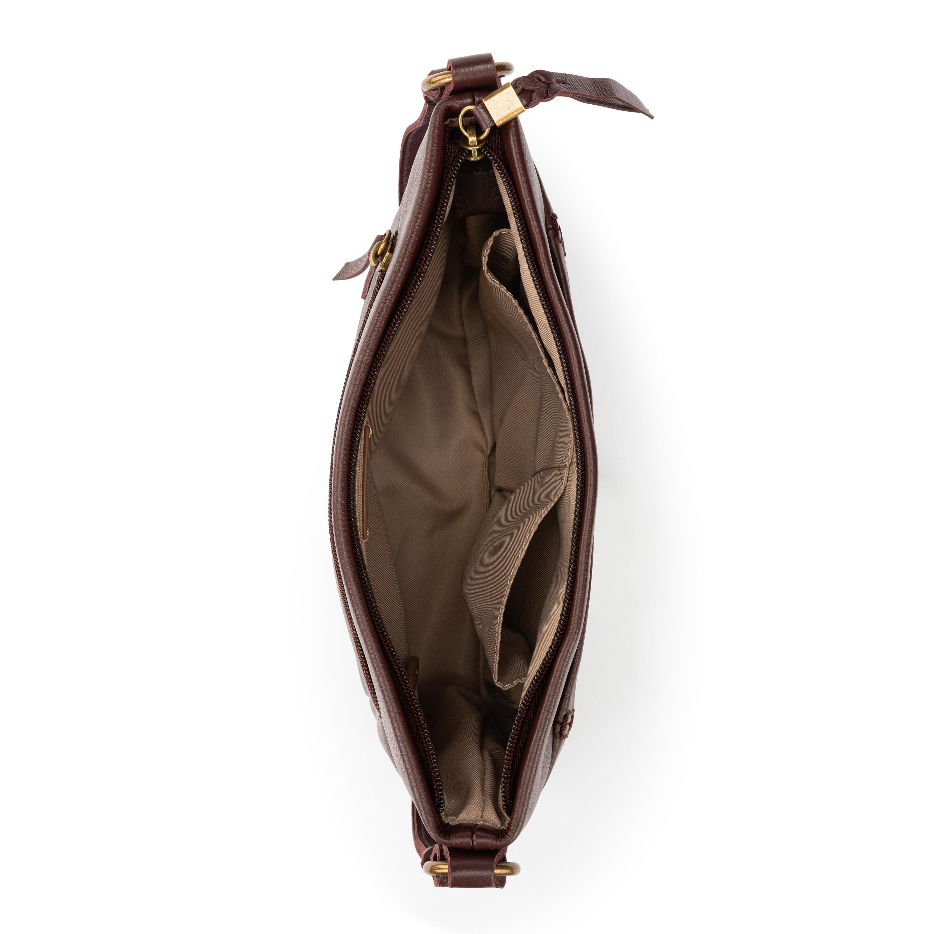The Sak Melrose Crossbody - Leather - Mahogany