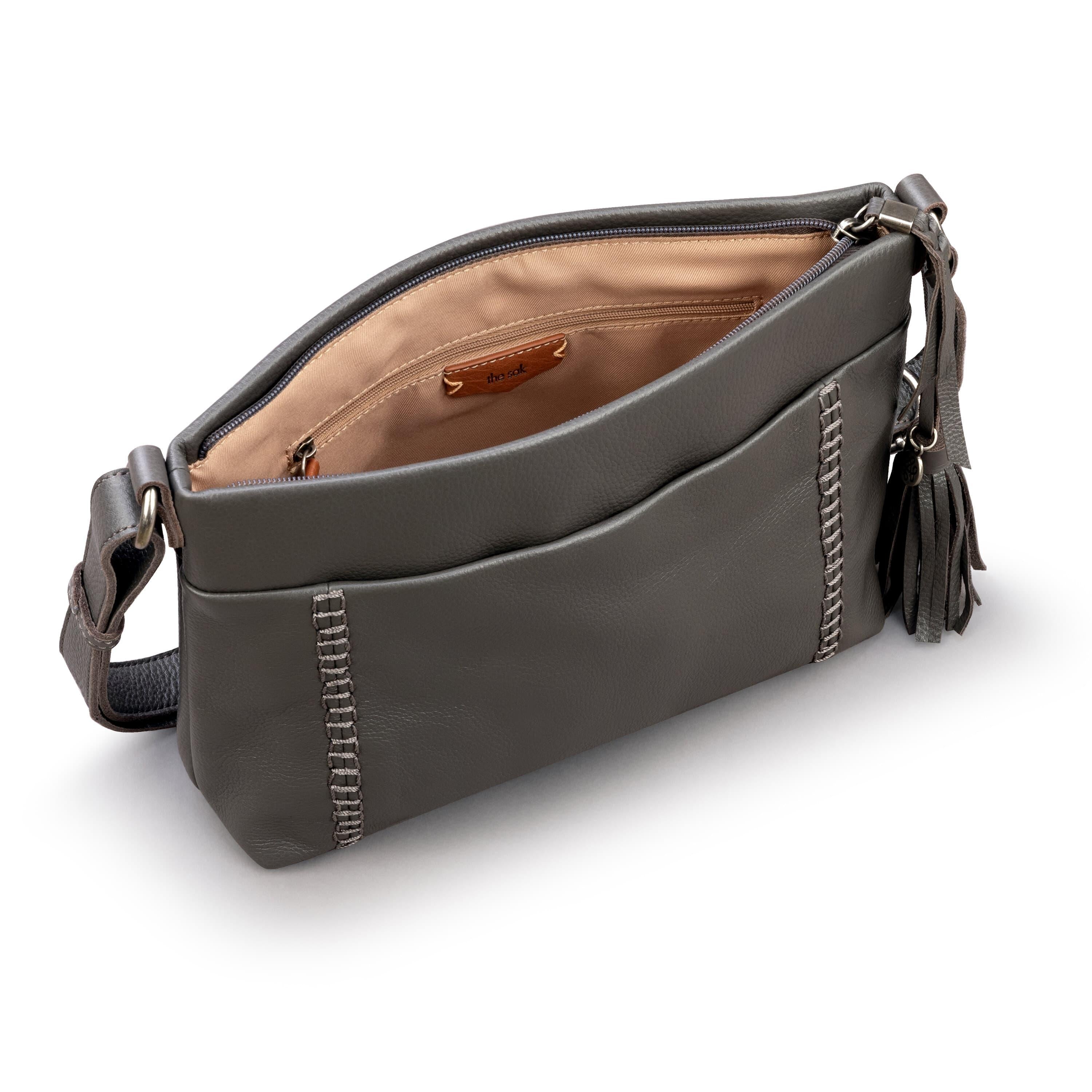 The Sak Melrose Crossbody - Leather - Slate