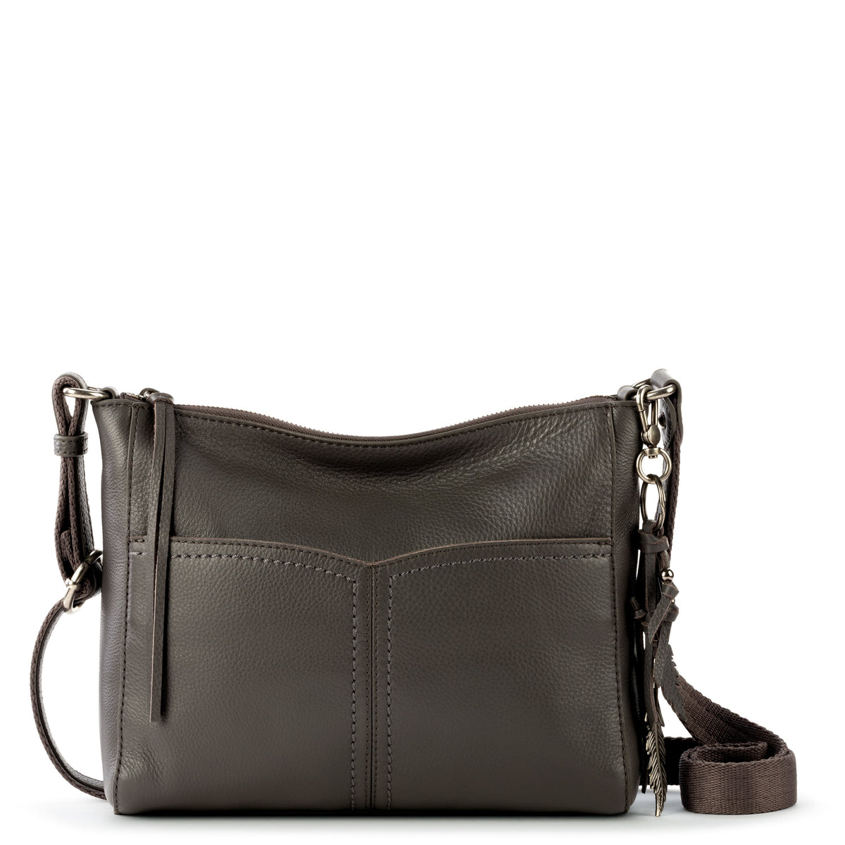 Alameda Crossbody Bag in Slate Leather