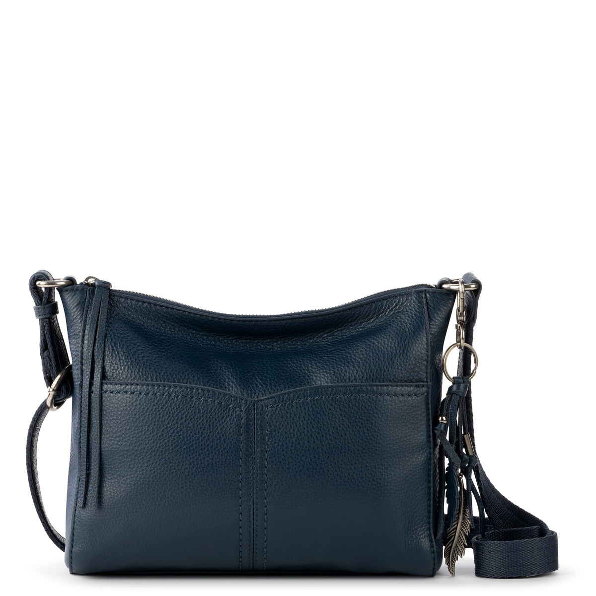 Alameda Crossbody Bag in Indigo Leather