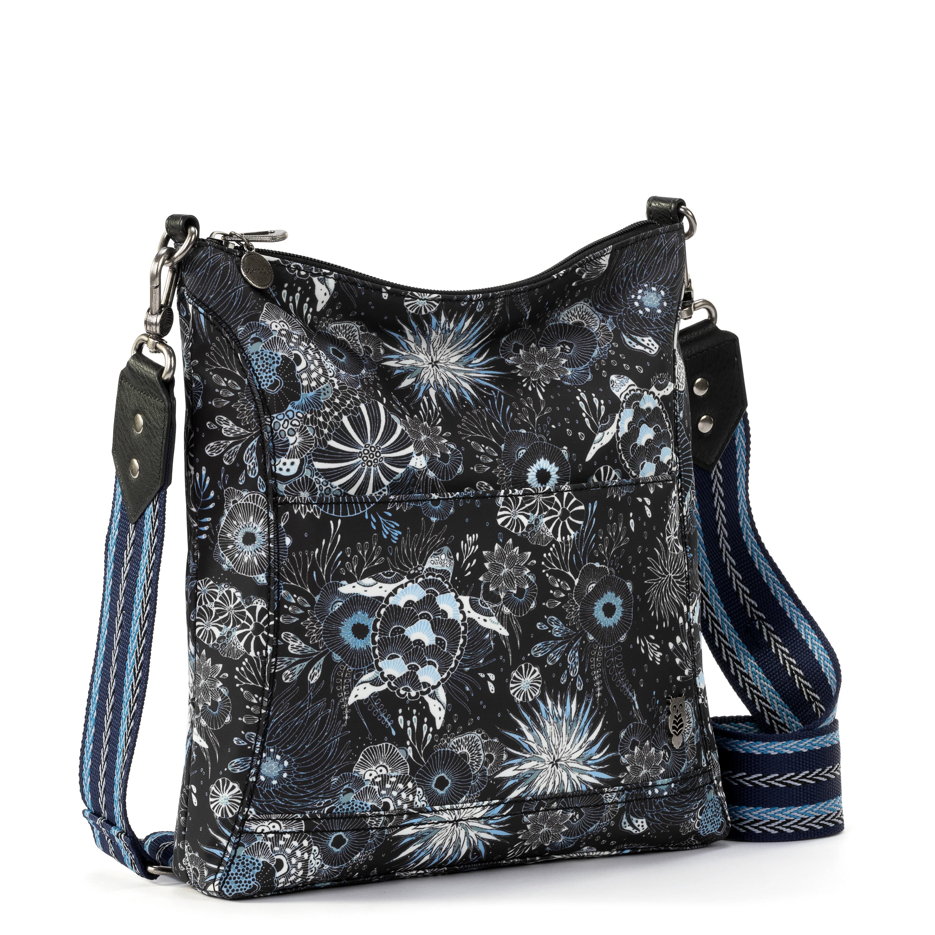 Sakroots Lucia Crossbody - EcoTwill - Midnight Seascape