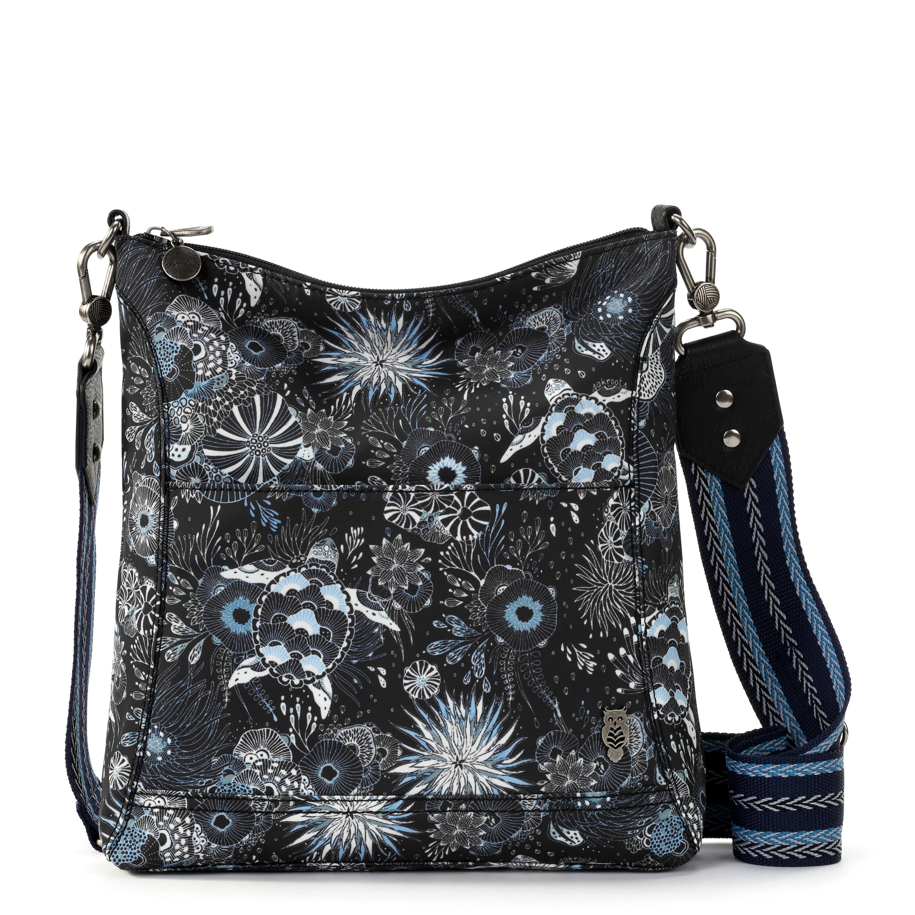 Sakroots Lucia Crossbody - EcoTwill - Midnight Seascape