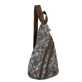 Sakroots On The Go Sling Backpack - EcoTwill - Sienna Spirit Desert