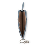 The Sak Iris Card Wallet - Leather - Maritime Wave Embossed