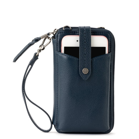 The Sak Silverlake Smartphone Wallet - Leather - Indigo