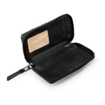 The Sak Silverlake Smartphone Wallet - Leather - Black Floral Embossed