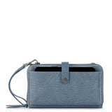 The Sak Los Feliz Large Tote and Iris Smartphone Wallet Bundle - Leather - Maritime
