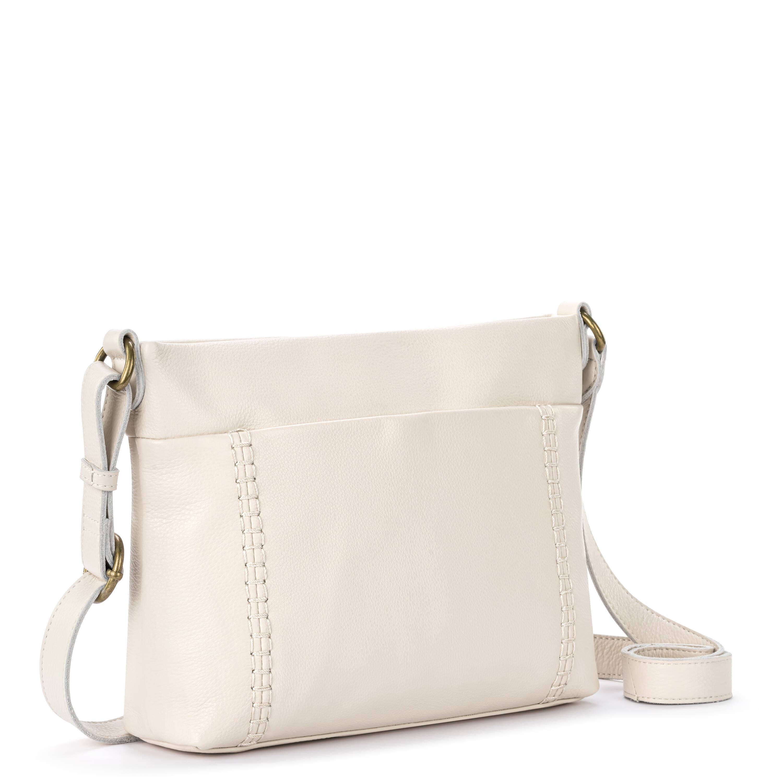 The Sak Melrose Crossbody - Leather - Stone