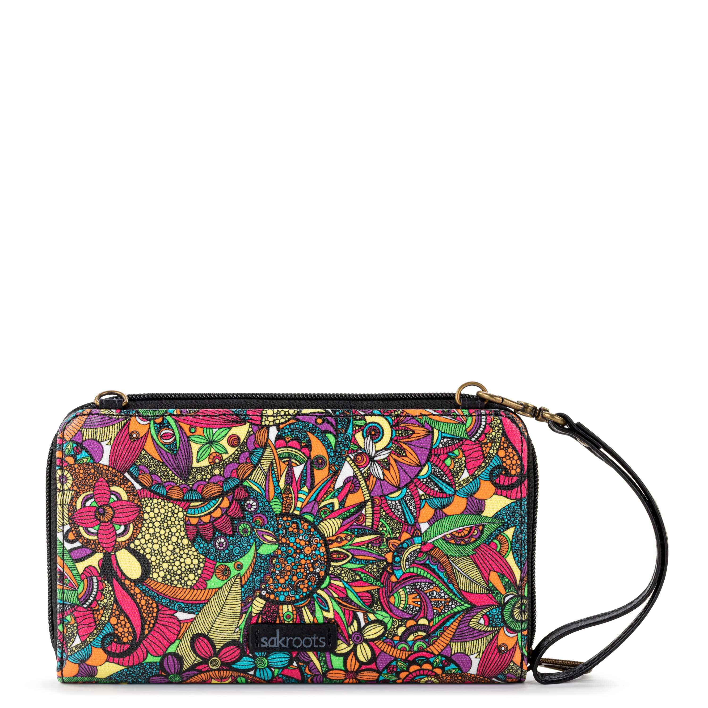 Sakroots Smartphone Wallet - Canvas - Rainbow Spirit Desert Snap