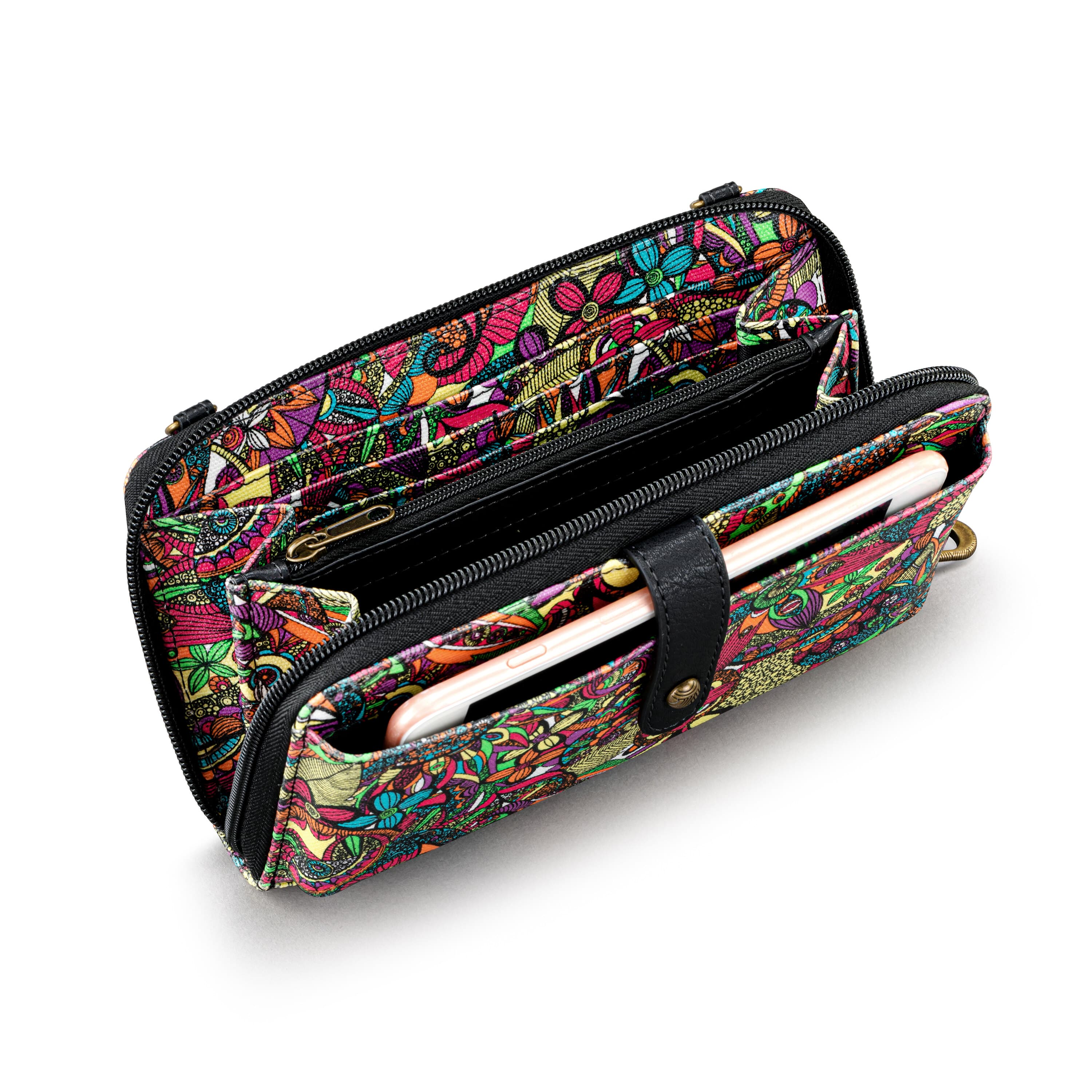 Sakroots Smartphone Wallet - Canvas - Rainbow Spirit Desert Snap
