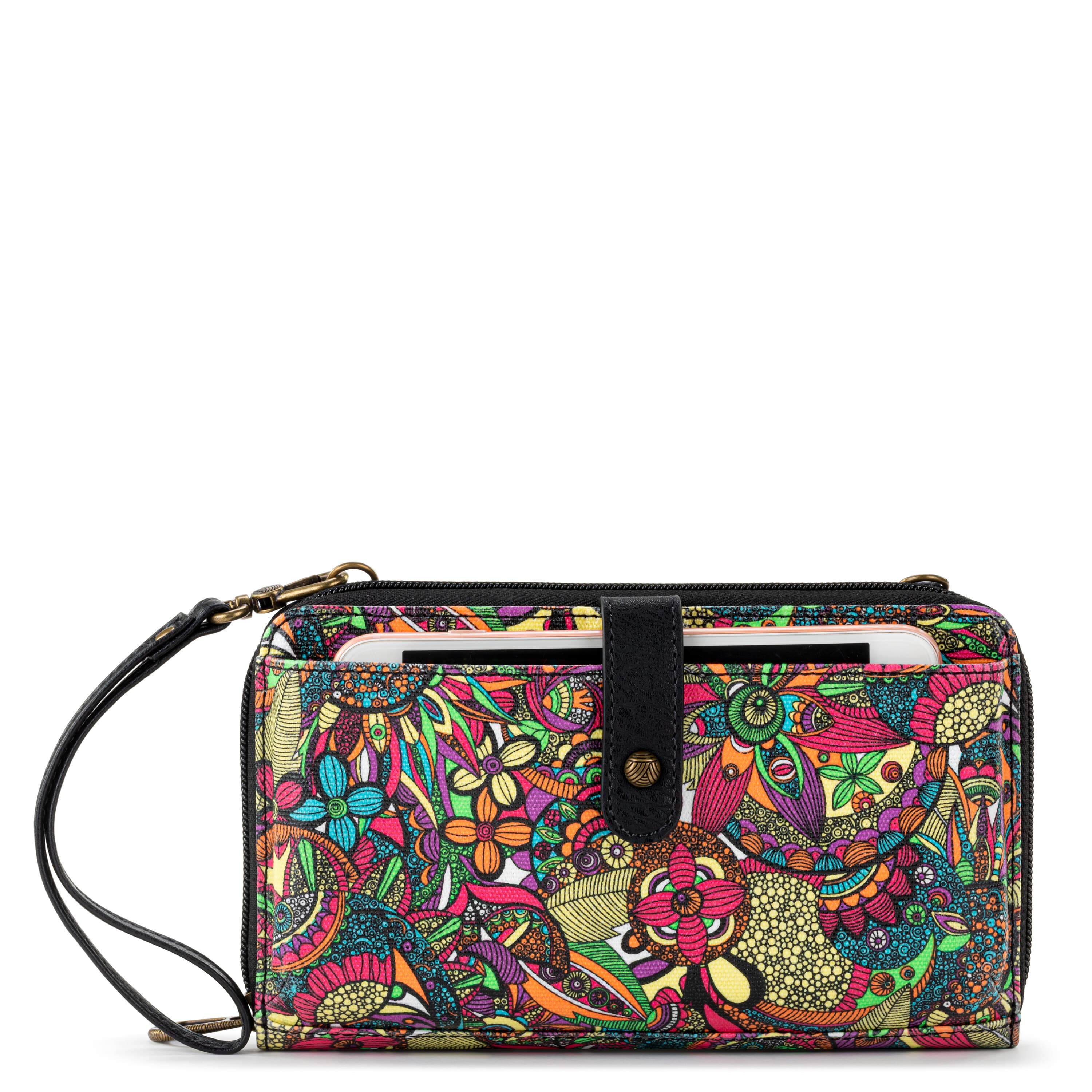 Sakroots Smartphone Wallet - Canvas - Rainbow Spirit Desert Snap