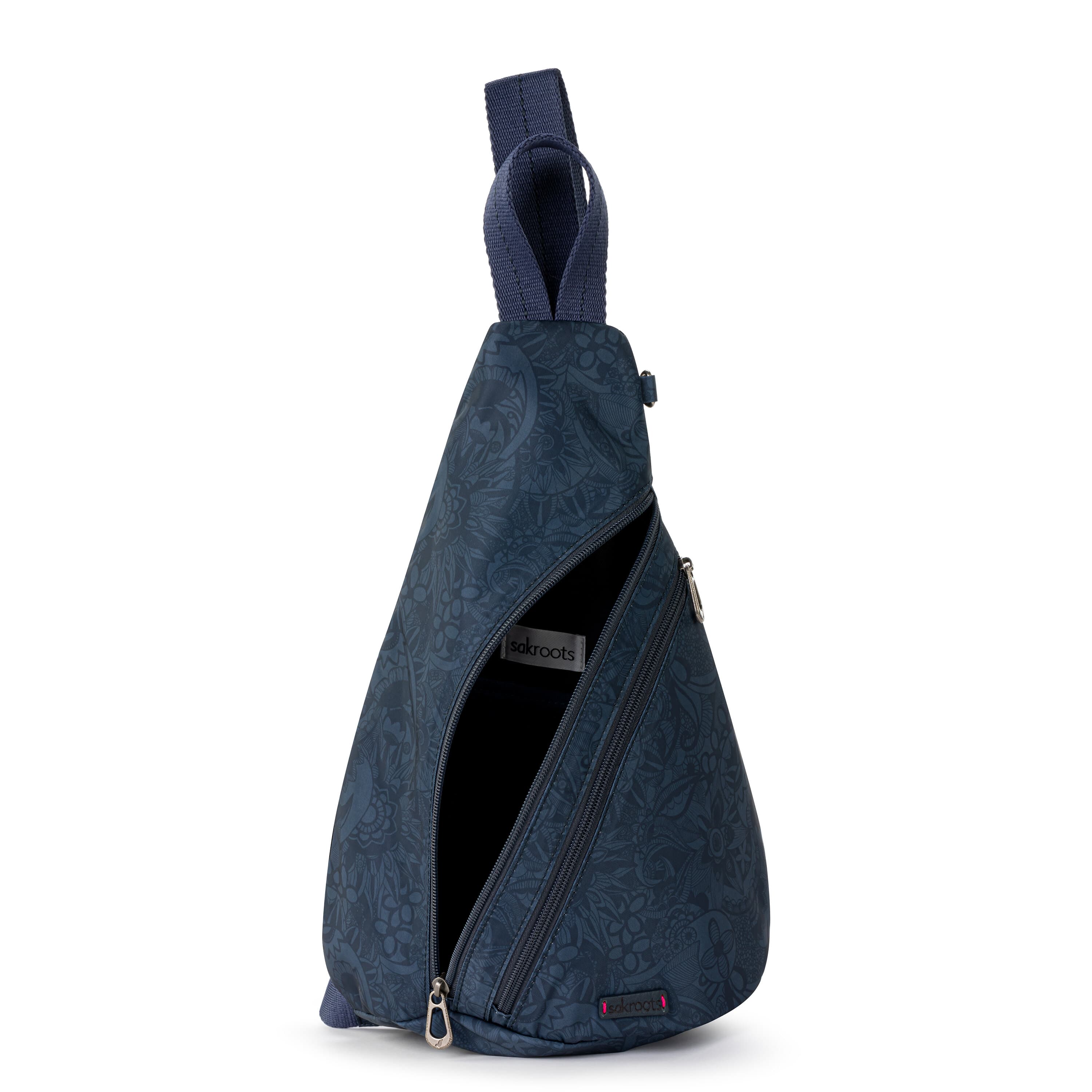 Sakroots On The Go Sling Backpack - EcoTwill - Indigo Spirit Desert