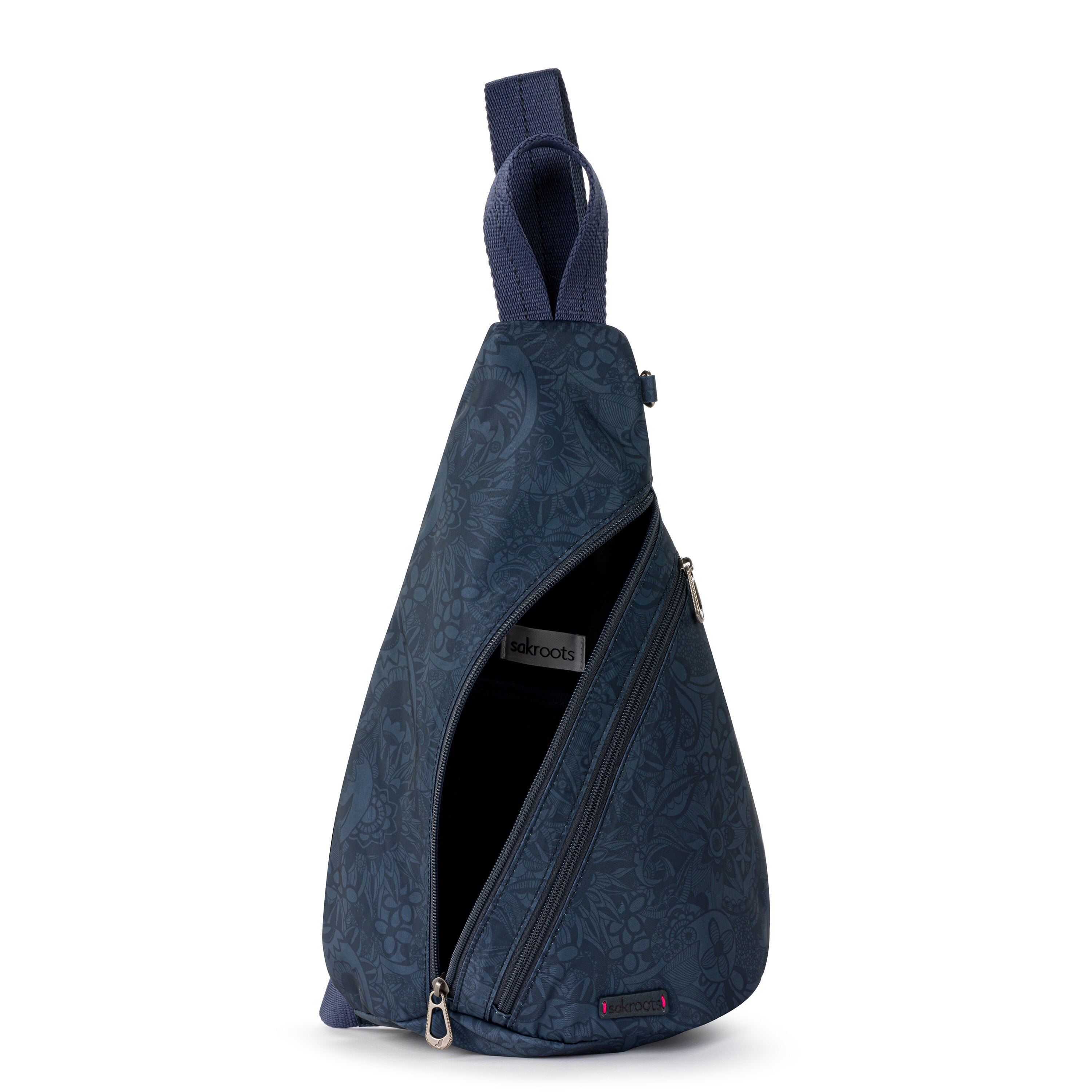 Sakroots on The Go Sling Backpack | Rainbow Wanderlust | Eco Twill
