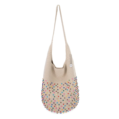 Sak Beaded Bag Only Lumi Crossbody Bag in Ecru Multi Beads Crochet – The Sak main image 2