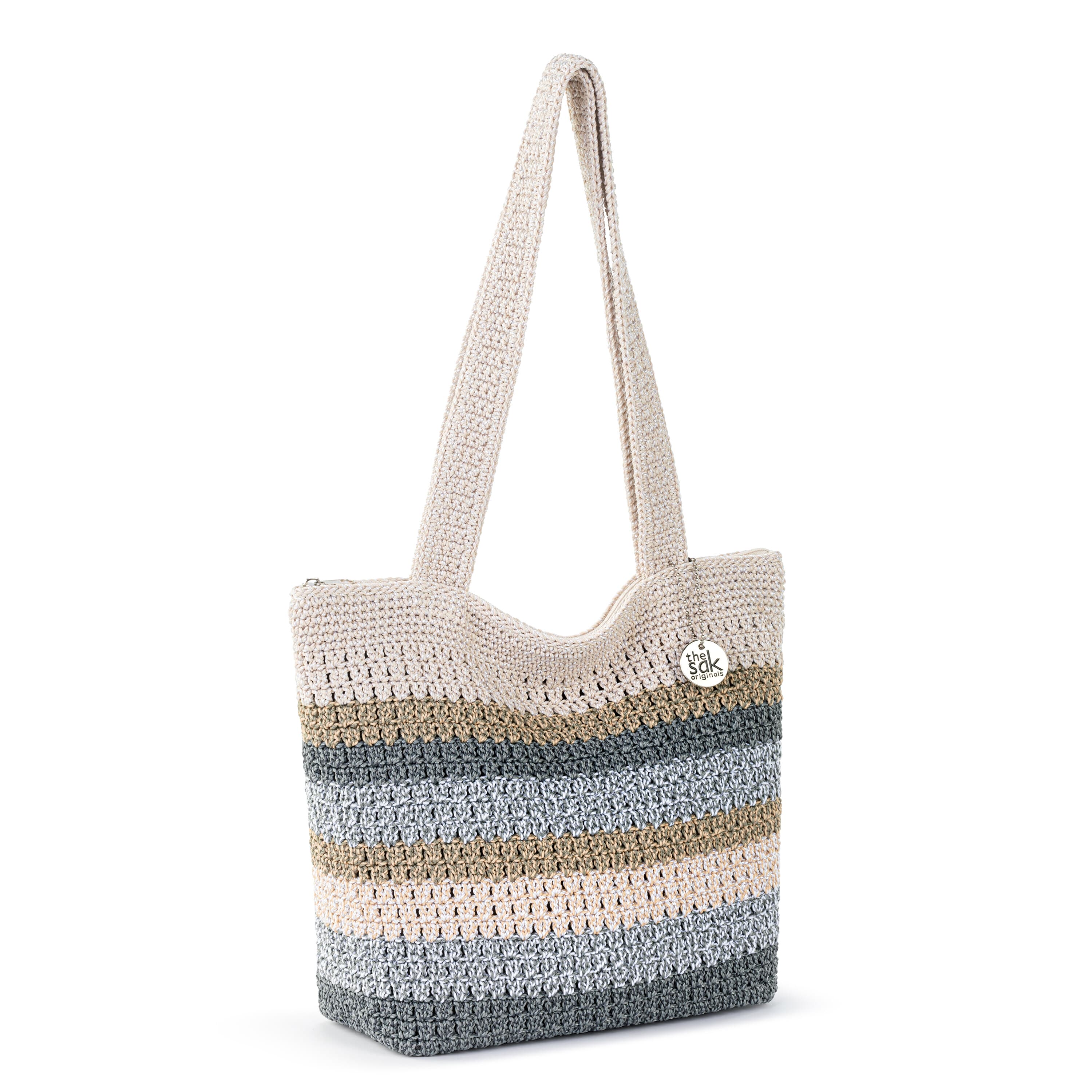 The Sak Casual Classics Tote - Hand Crochet - Desert Stripe