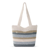 The Sak Casual Classics Tote - Hand Crochet - Desert Stripe