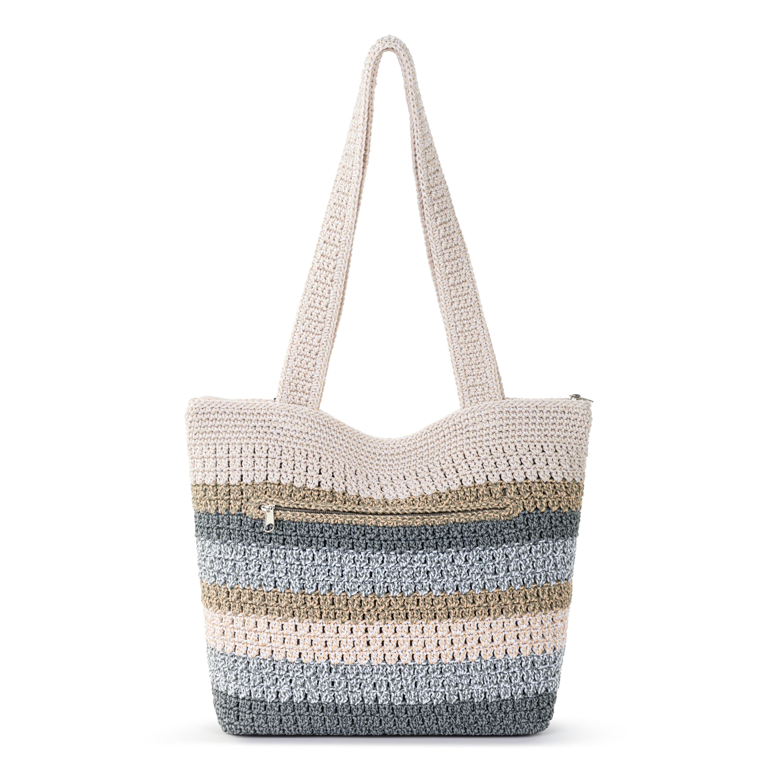 The Sak Casual Classics Tote - Hand Crochet - Desert Stripe