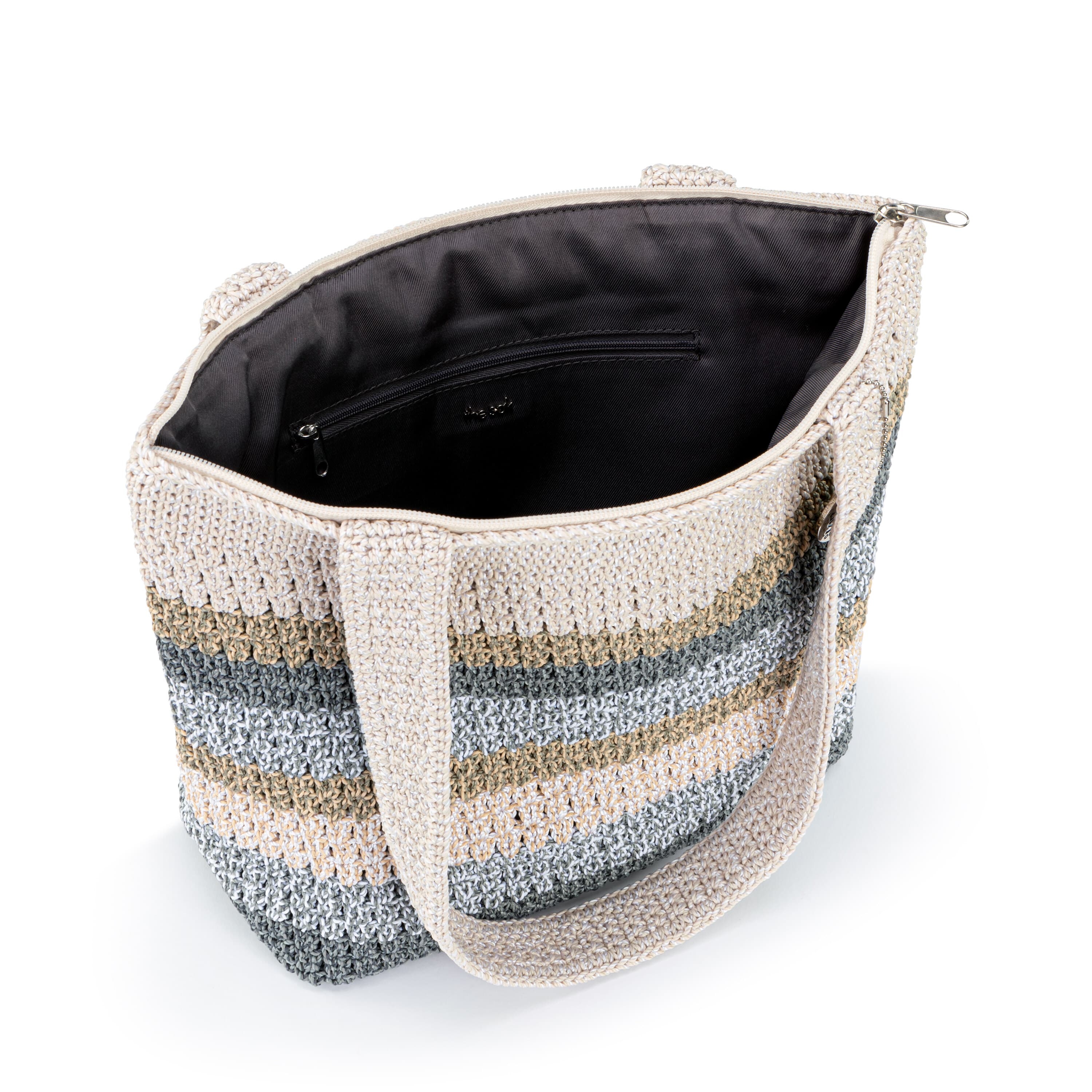 The Sak Casual Classics Tote - Hand Crochet - Desert Stripe