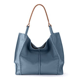 The Sak Los Feliz Large Tote 3 Piece Set - Leather - Maritime