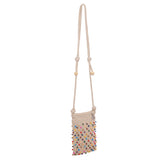 The Sak Josie Mini Crossbody - Hand Crochet - Ecru Multi Beads