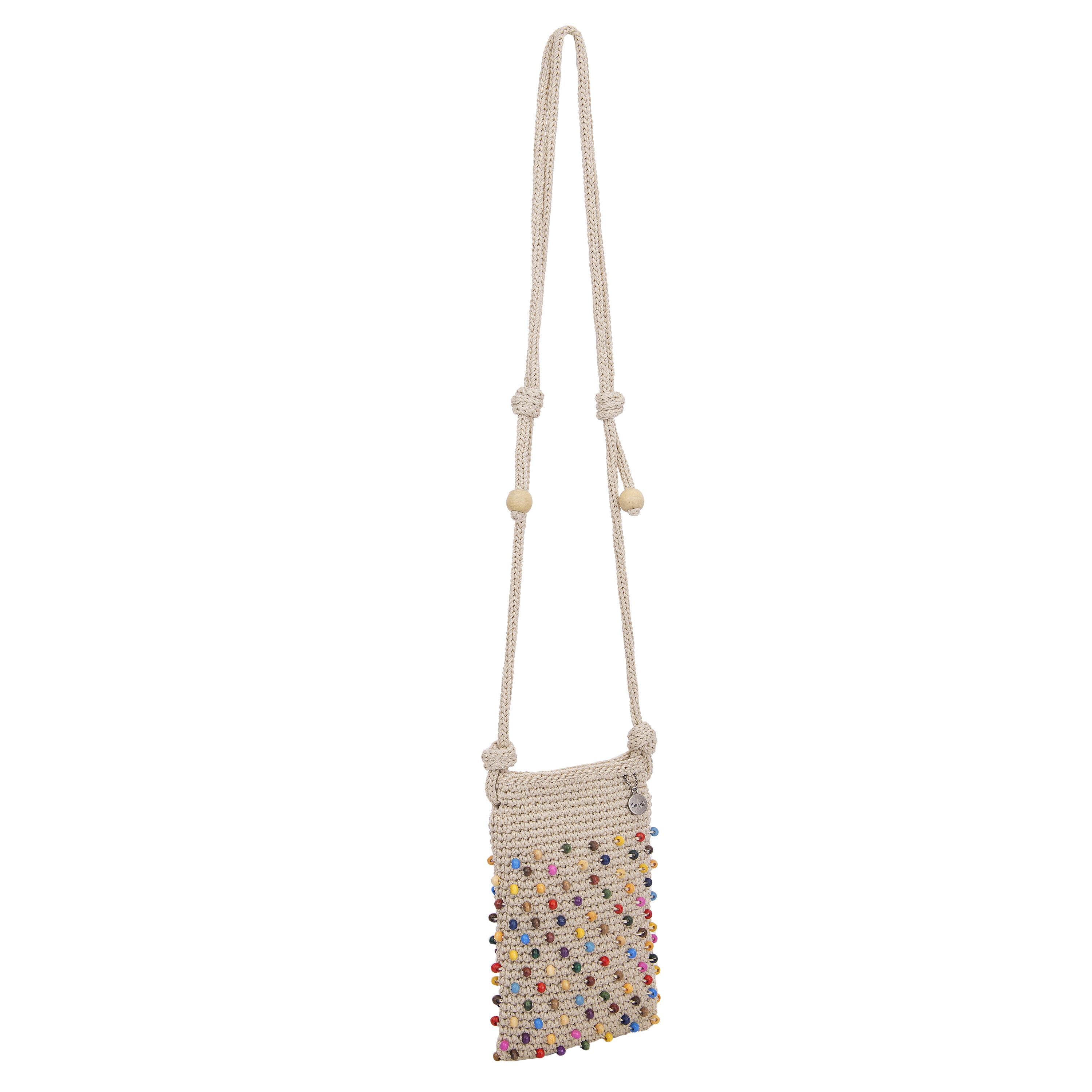 The Sak Josie Mini Crossbody - Hand Crochet - Ecru Multi Beads