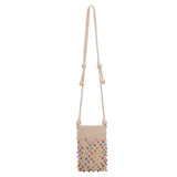 The Sak Josie Mini Crossbody - Hand Crochet - Ecru Multi Beads