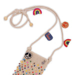 The Sak Josie Mini Crossbody - Hand Crochet - Ecru Multi Beads