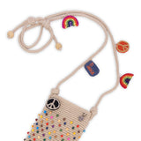 The Sak Josie Mini Crossbody - Hand Crochet - Ecru Multi Beads