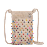 The Sak Josie Mini Crossbody - Hand Crochet - Ecru Multi Beads