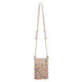 The Sak Josie Mini Crossbody - Hand Crochet - Ecru Multi Beads