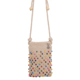 The Sak Josie Mini Crossbody - Hand Crochet - Ecru Multi Beads