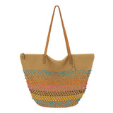 The Sak Faye Large Tote - Hand Crochet - Island Bead