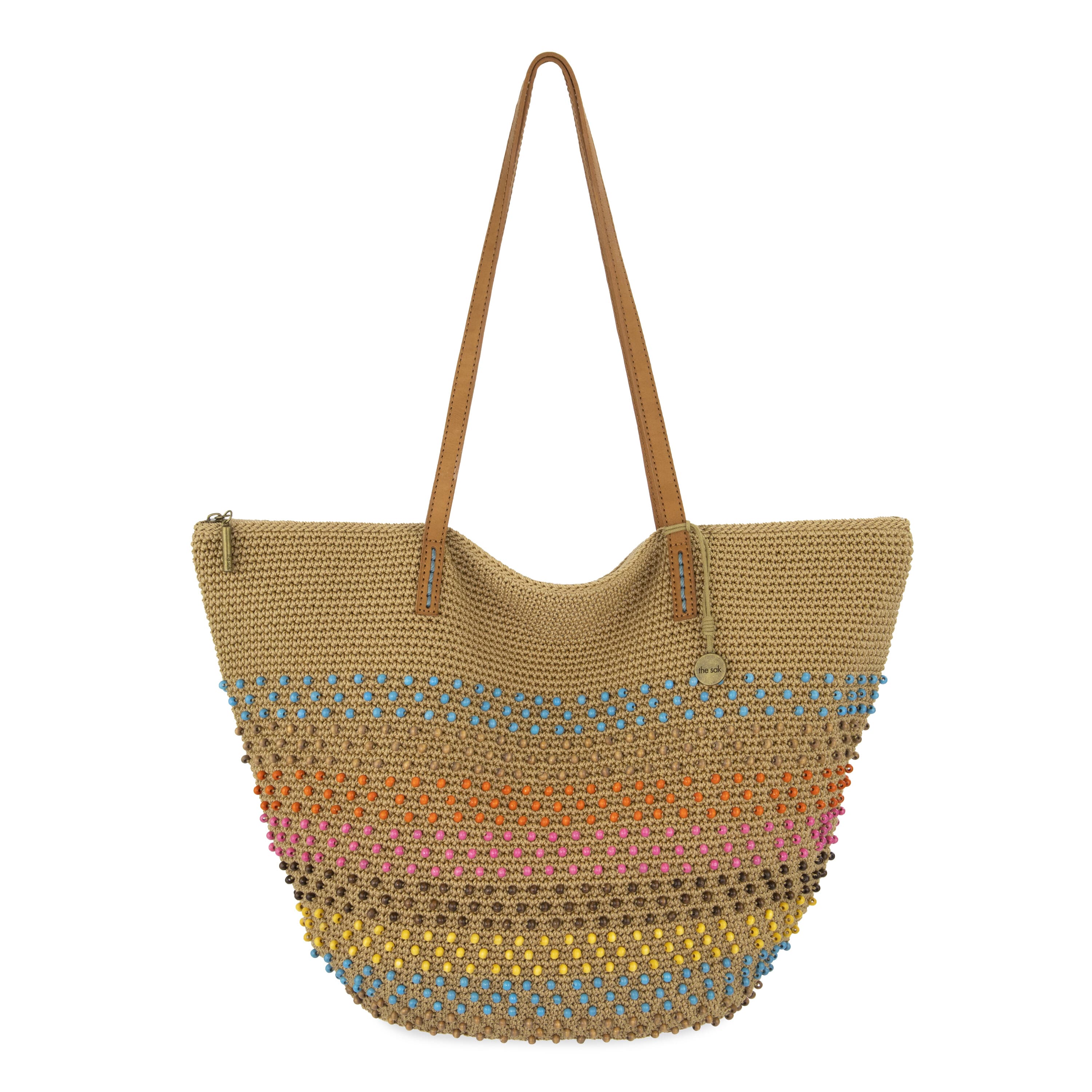The Sak Faye Large Tote - Hand Crochet - Island Bead