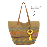 The Sak Faye Large Tote - Hand Crochet - Island Bead