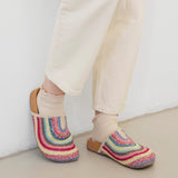 The Sak Bolinas Clog - Hand Crochet - Eden Stripe