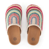 The Sak Bolinas Clog - Hand Crochet - Eden Stripe