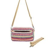 The Sak Cora Smartphone Crossbody - Hand Crochet - Eden Stripe