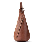 The Sak Geo Sling Backpack - Leather - Teak