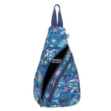 Sakroots Sling Backpack and Smartphone Crossbody Royal Blue Seascape Gift Set - |Royal Blue Seascape|